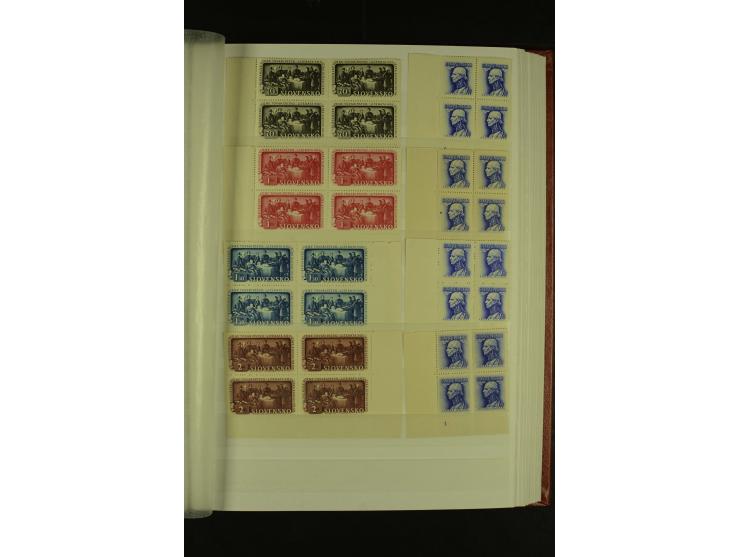 1939/1945, interessante meist postfrische Sammlung ab Mi.-Nr. 1 in den Hauptnummern augenscheinlich inkl. Portomarken überkpl