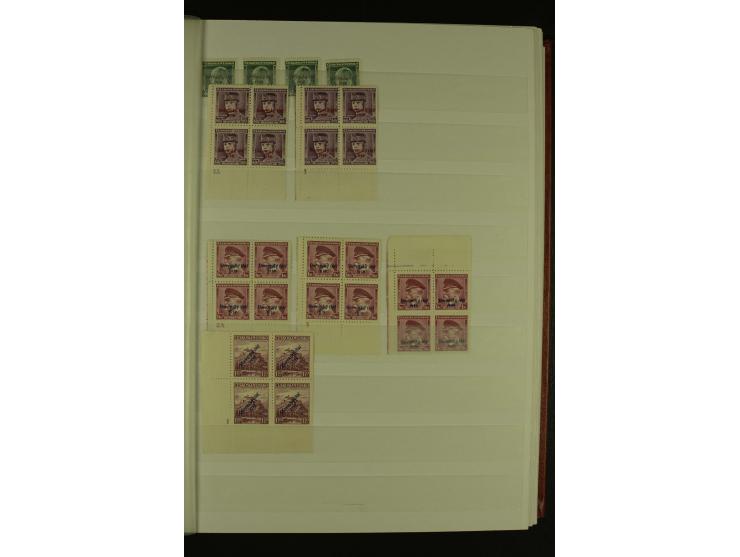 1939/1945, interessante meist postfrische Sammlung ab Mi.-Nr. 1 in den Hauptnummern augenscheinlich inkl. Portomarken überkpl