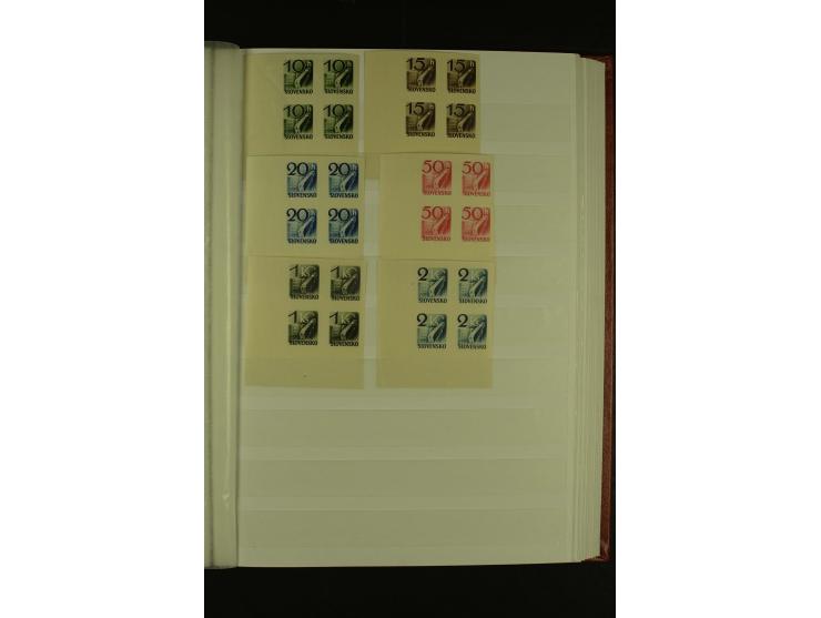 1939/1945, interessante meist postfrische Sammlung ab Mi.-Nr. 1 in den Hauptnummern augenscheinlich inkl. Portomarken überkpl