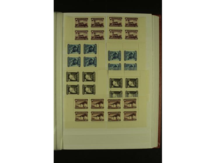 1939/1945, interessante meist postfrische Sammlung ab Mi.-Nr. 1 in den Hauptnummern augenscheinlich inkl. Portomarken überkpl