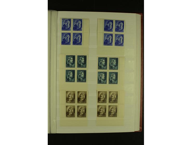 1939/1945, interessante meist postfrische Sammlung ab Mi.-Nr. 1 in den Hauptnummern augenscheinlich inkl. Portomarken überkpl