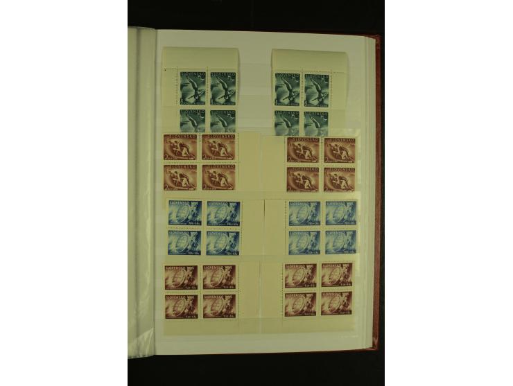 1939/1945, interessante meist postfrische Sammlung ab Mi.-Nr. 1 in den Hauptnummern augenscheinlich inkl. Portomarken überkpl