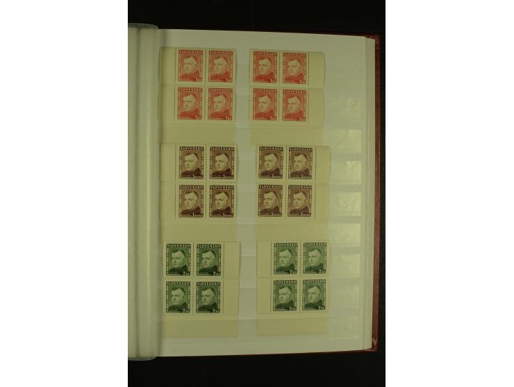 1939/1945, interessante meist postfrische Sammlung ab Mi.-Nr. 1 in den Hauptnummern augenscheinlich inkl. Portomarken überkpl