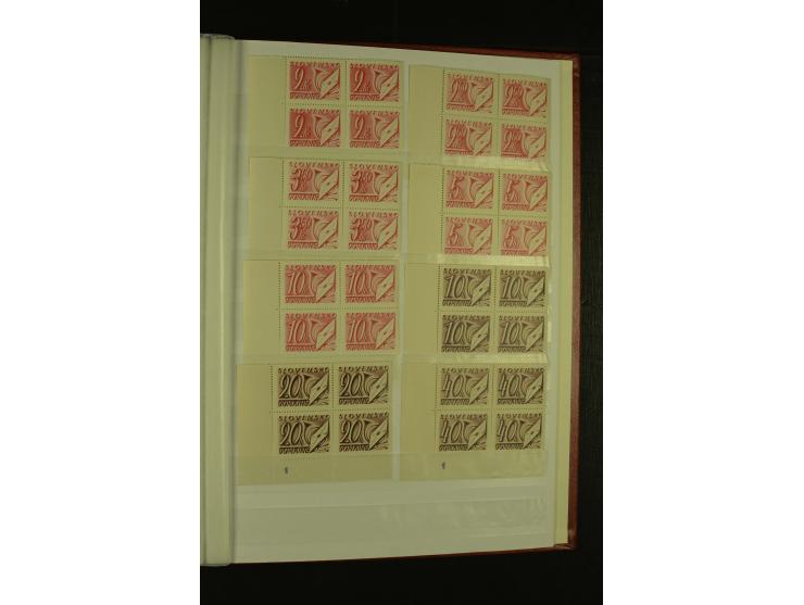 1939/1945, interessante meist postfrische Sammlung ab Mi.-Nr. 1 in den Hauptnummern augenscheinlich inkl. Portomarken überkpl