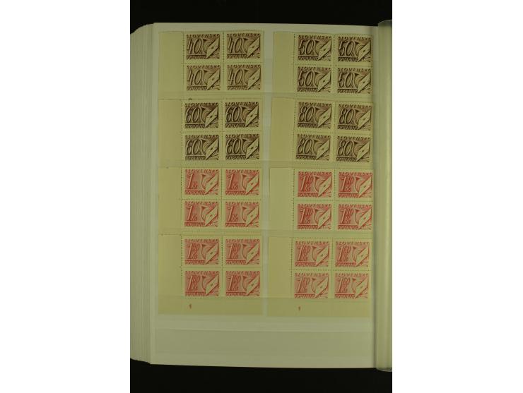 1939/1945, interessante meist postfrische Sammlung ab Mi.-Nr. 1 in den Hauptnummern augenscheinlich inkl. Portomarken überkpl