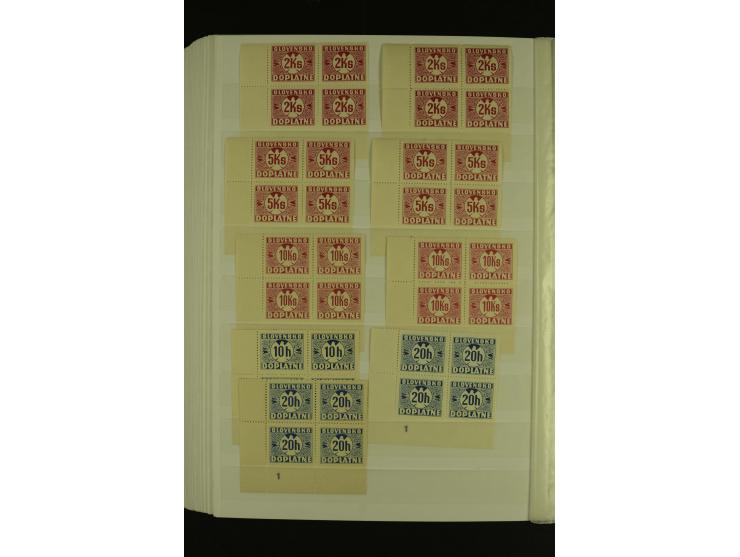 1939/1945, interessante meist postfrische Sammlung ab Mi.-Nr. 1 in den Hauptnummern augenscheinlich inkl. Portomarken überkpl