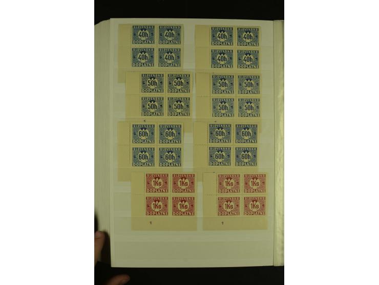 1939/1945, interessante meist postfrische Sammlung ab Mi.-Nr. 1 in den Hauptnummern augenscheinlich inkl. Portomarken überkpl