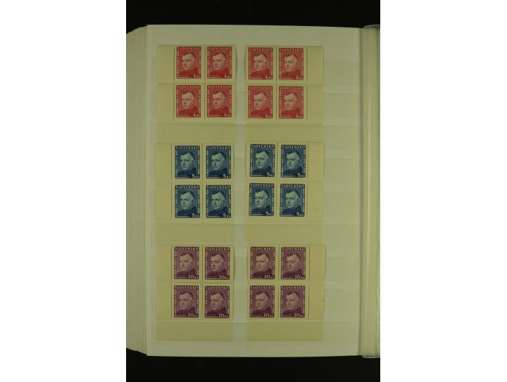 1939/1945, interessante meist postfrische Sammlung ab Mi.-Nr. 1 in den Hauptnummern augenscheinlich inkl. Portomarken überkpl