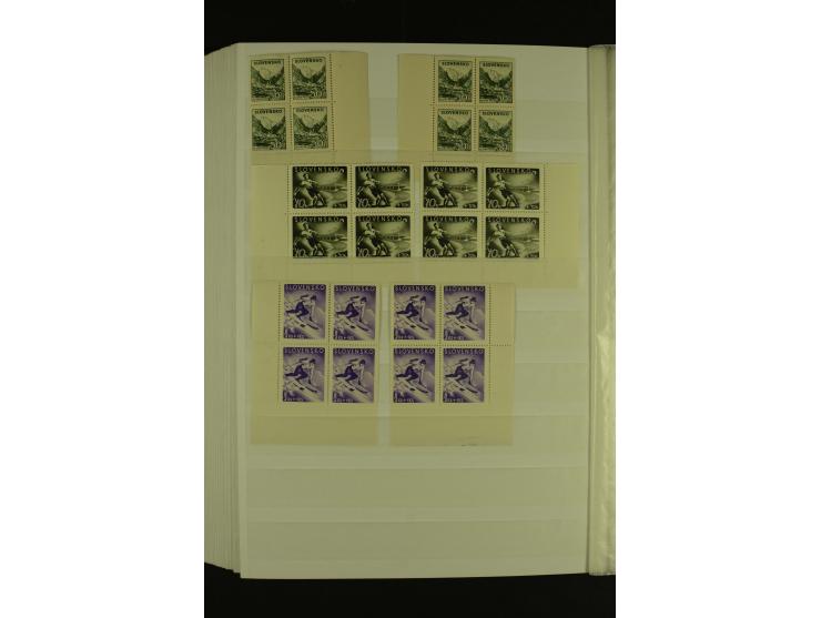 1939/1945, interessante meist postfrische Sammlung ab Mi.-Nr. 1 in den Hauptnummern augenscheinlich inkl. Portomarken überkpl