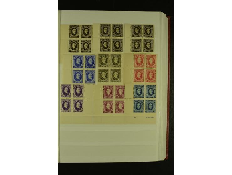 1939/1945, interessante meist postfrische Sammlung ab Mi.-Nr. 1 in den Hauptnummern augenscheinlich inkl. Portomarken überkpl
