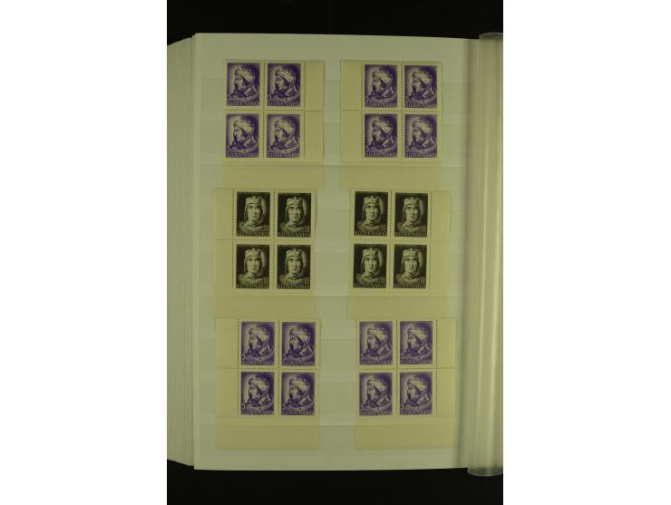 1939/1945, interessante meist postfrische Sammlung ab Mi.-Nr. 1 in den Hauptnummern augenscheinlich inkl. Portomarken überkpl