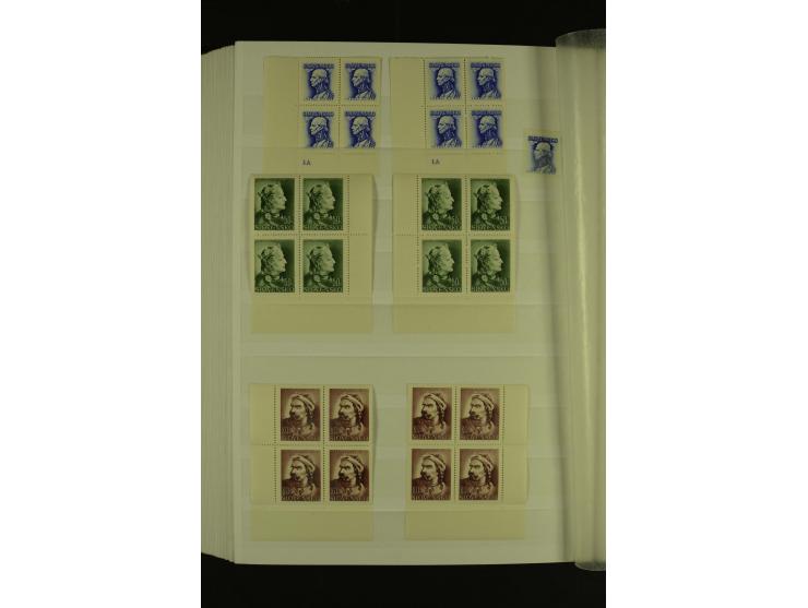 1939/1945, interessante meist postfrische Sammlung ab Mi.-Nr. 1 in den Hauptnummern augenscheinlich inkl. Portomarken überkpl