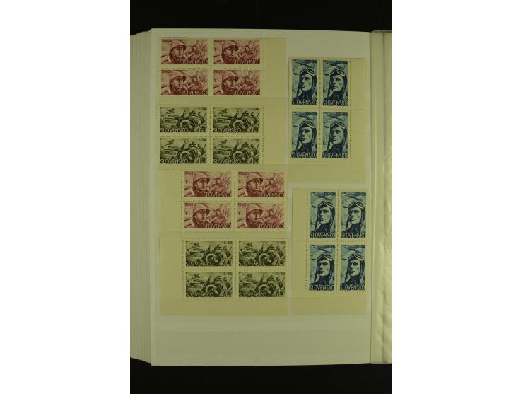 1939/1945, interessante meist postfrische Sammlung ab Mi.-Nr. 1 in den Hauptnummern augenscheinlich inkl. Portomarken überkpl