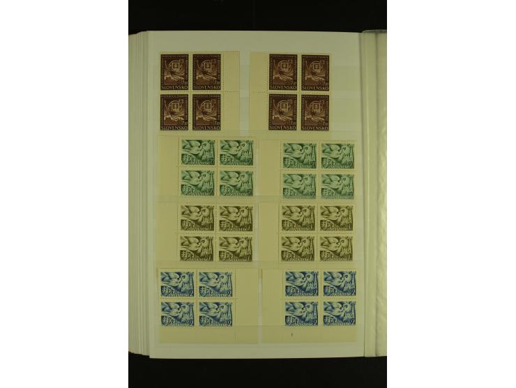 1939/1945, interessante meist postfrische Sammlung ab Mi.-Nr. 1 in den Hauptnummern augenscheinlich inkl. Portomarken überkpl