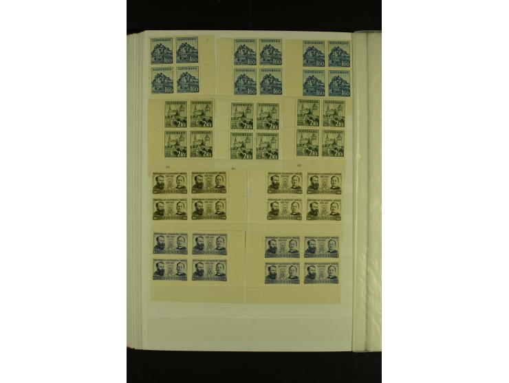 1939/1945, interessante meist postfrische Sammlung ab Mi.-Nr. 1 in den Hauptnummern augenscheinlich inkl. Portomarken überkpl