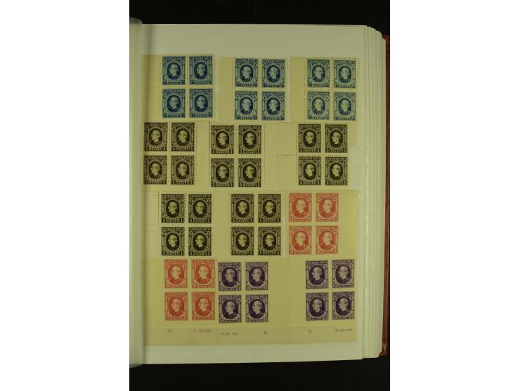 1939/1945, interessante meist postfrische Sammlung ab Mi.-Nr. 1 in den Hauptnummern augenscheinlich inkl. Portomarken überkpl