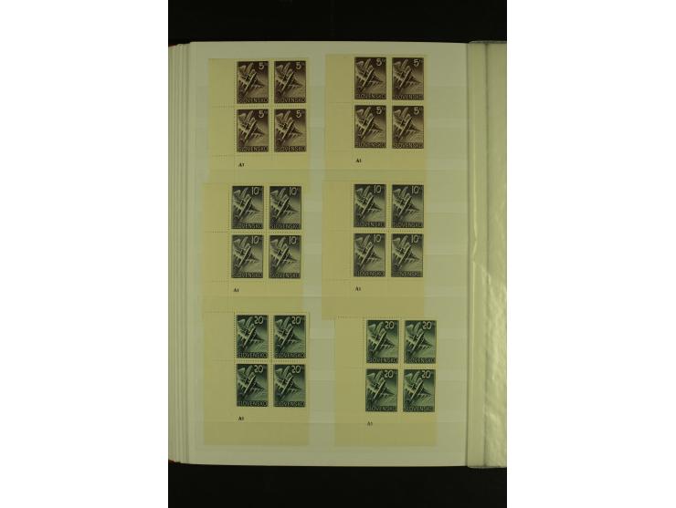 1939/1945, interessante meist postfrische Sammlung ab Mi.-Nr. 1 in den Hauptnummern augenscheinlich inkl. Portomarken überkpl