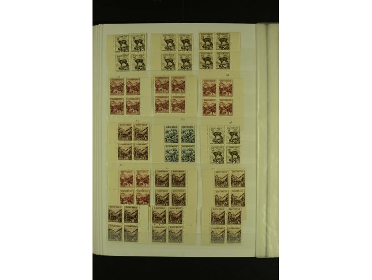 1939/1945, interessante meist postfrische Sammlung ab Mi.-Nr. 1 in den Hauptnummern augenscheinlich inkl. Portomarken überkpl
