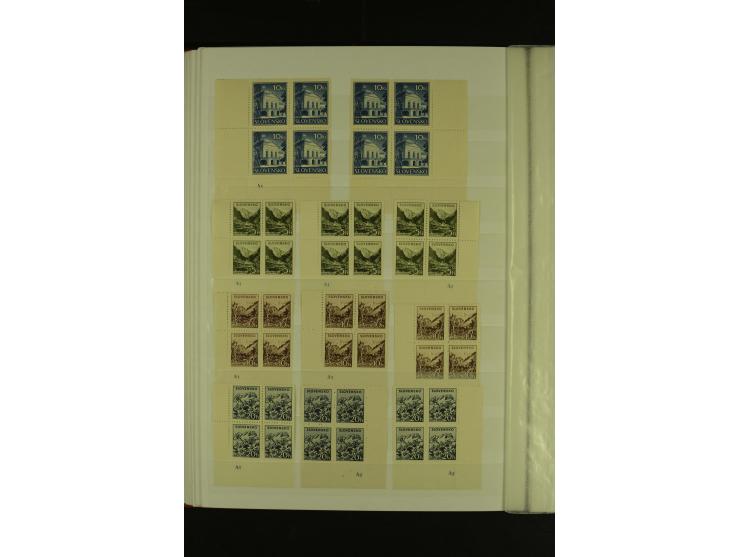 1939/1945, interessante meist postfrische Sammlung ab Mi.-Nr. 1 in den Hauptnummern augenscheinlich inkl. Portomarken überkpl