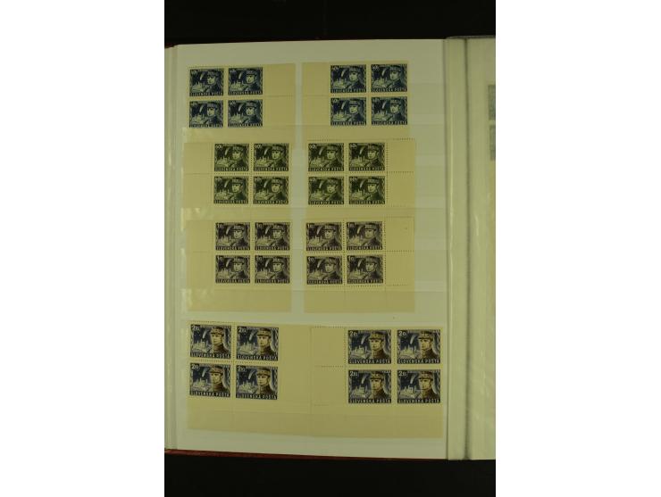 1939/1945, interessante meist postfrische Sammlung ab Mi.-Nr. 1 in den Hauptnummern augenscheinlich inkl. Portomarken überkpl