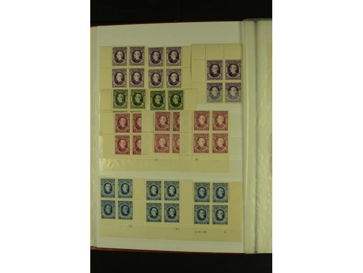 1939/1945, interessante meist postfrische Sammlung ab Mi.-Nr. 1 in den Hauptnummern augenscheinlich inkl. Portomarken überkpl