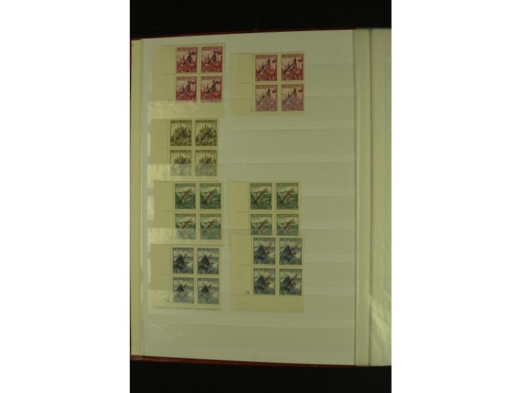 1939/1945, interessante meist postfrische Sammlung ab Mi.-Nr. 1 in den Hauptnummern augenscheinlich inkl. Portomarken überkpl