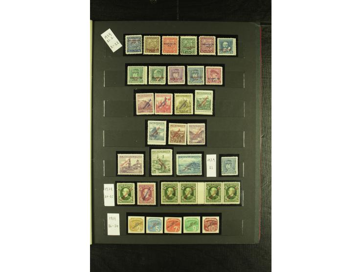 1939/1945, interessante meist postfrische Sammlung ab Mi.-Nr. 1 in den Hauptnummern augenscheinlich inkl. Portomarken überkpl