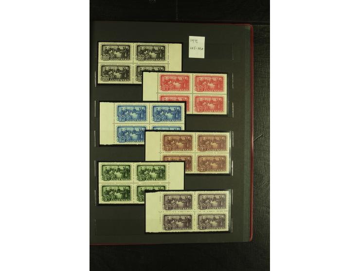 1939/1945, interessante meist postfrische Sammlung ab Mi.-Nr. 1 in den Hauptnummern augenscheinlich inkl. Portomarken überkpl