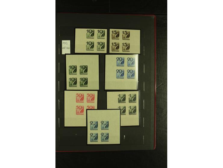 1939/1945, interessante meist postfrische Sammlung ab Mi.-Nr. 1 in den Hauptnummern augenscheinlich inkl. Portomarken überkpl