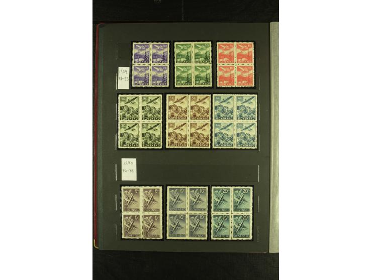 1939/1945, interessante meist postfrische Sammlung ab Mi.-Nr. 1 in den Hauptnummern augenscheinlich inkl. Portomarken überkpl