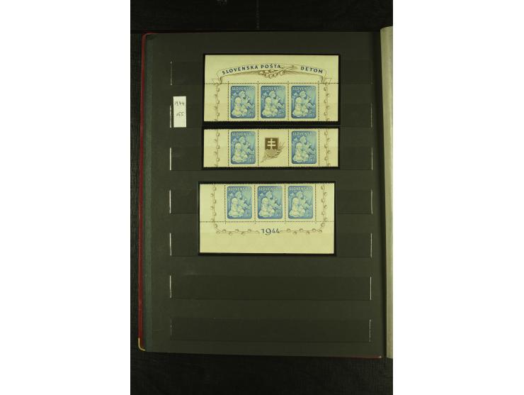 1939/1945, interessante meist postfrische Sammlung ab Mi.-Nr. 1 in den Hauptnummern augenscheinlich inkl. Portomarken überkpl