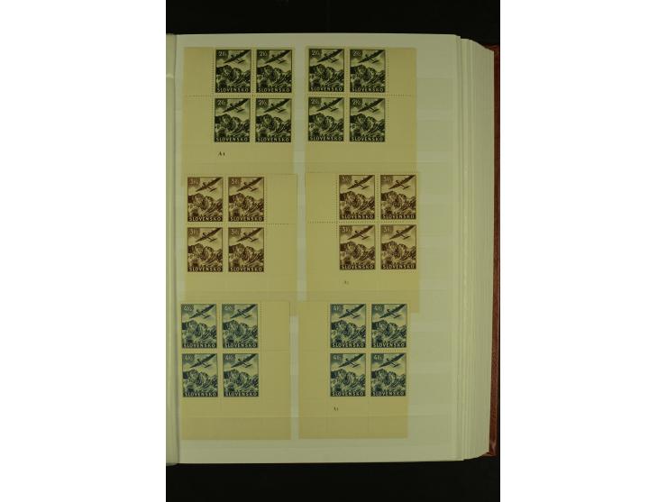 1939/1945, interessante meist postfrische Sammlung ab Mi.-Nr. 1 in den Hauptnummern augenscheinlich inkl. Portomarken überkpl