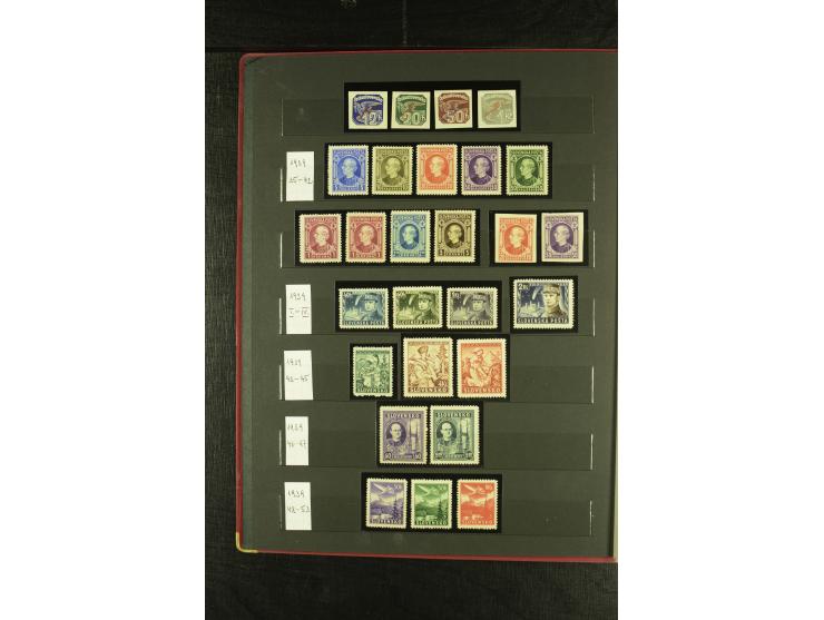 1939/1945, interessante meist postfrische Sammlung ab Mi.-Nr. 1 in den Hauptnummern augenscheinlich inkl. Portomarken überkpl