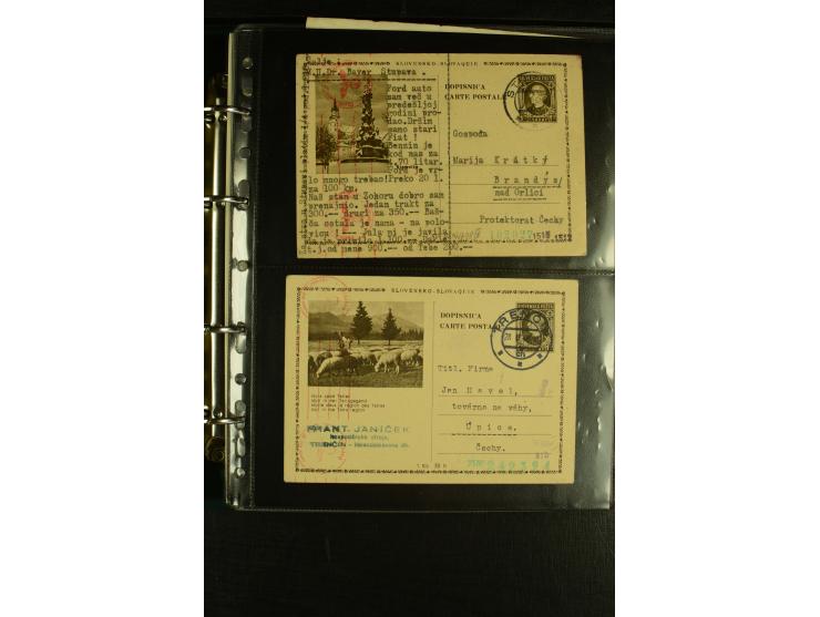 1939/45, Partie Briefe, Karten und Ganzsachen, dabei Reco, Zensur, Luftpost, Auslandspost etc.