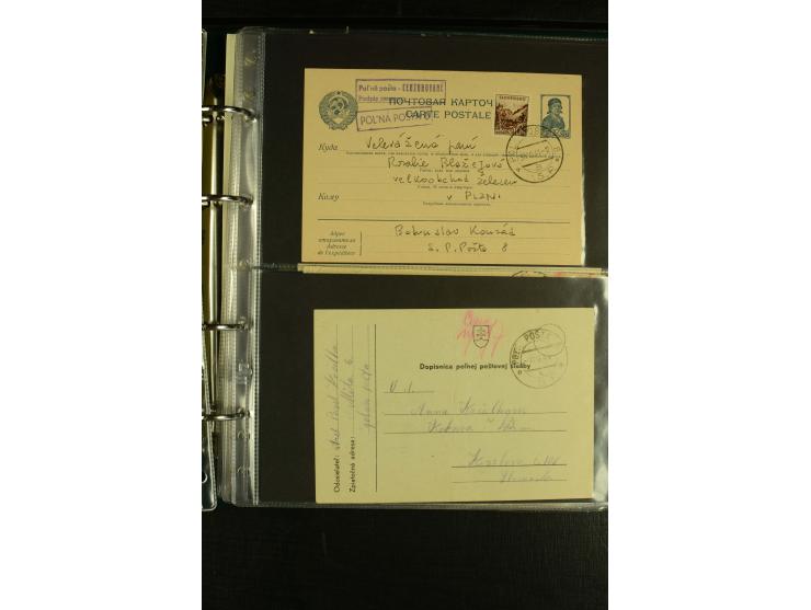 1939/45, Partie Briefe, Karten und Ganzsachen, dabei Reco, Zensur, Luftpost, Auslandspost etc.