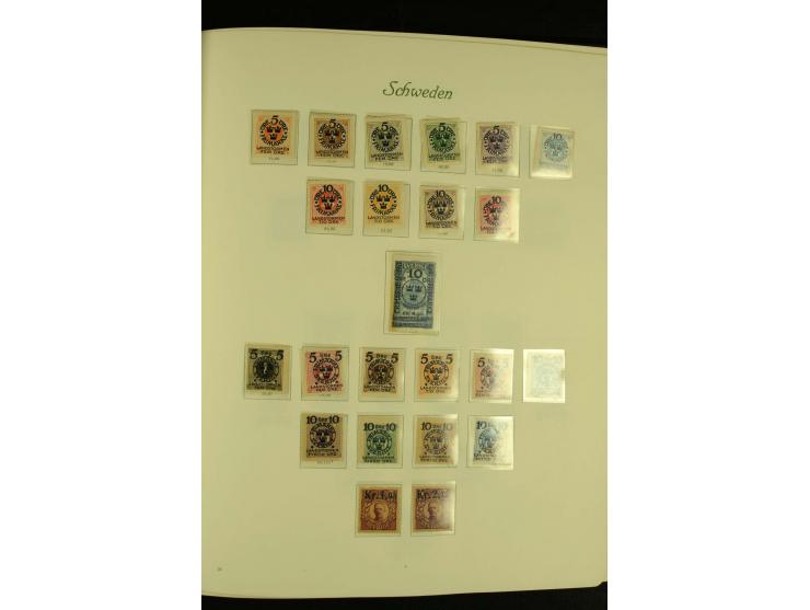 1855/1992, postfrische, ungebrauchte und gestempelte Sammlung mit u.a. Mi.-Nr. 144-58, 159-73 etc.; in 2 Borek-Alben