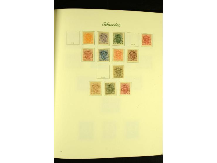 1855/1992, postfrische, ungebrauchte und gestempelte Sammlung mit u.a. Mi.-Nr. 144-58, 159-73 etc.; in 2 Borek-Alben