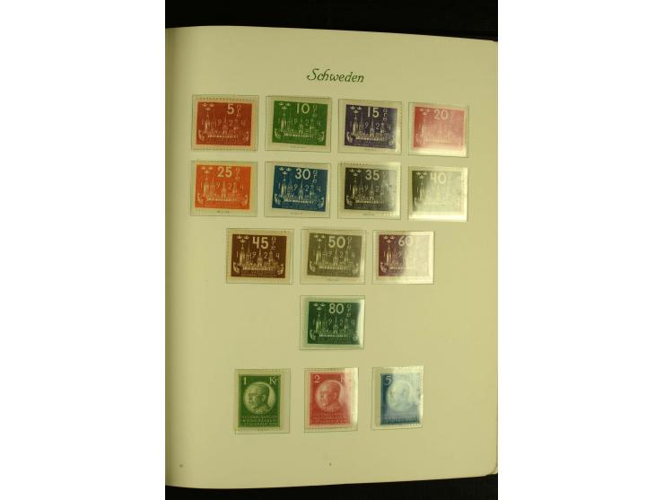 1855/1992, postfrische, ungebrauchte und gestempelte Sammlung mit u.a. Mi.-Nr. 144-58, 159-73 etc.; in 2 Borek-Alben