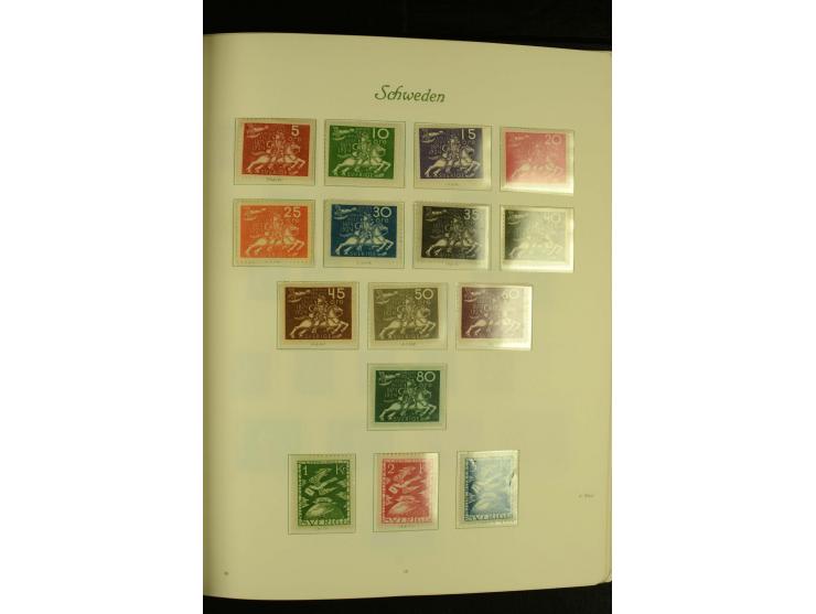 1855/1992, postfrische, ungebrauchte und gestempelte Sammlung mit u.a. Mi.-Nr. 144-58, 159-73 etc.; in 2 Borek-Alben