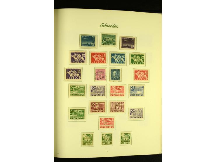 1855/1992, postfrische, ungebrauchte und gestempelte Sammlung mit u.a. Mi.-Nr. 144-58, 159-73 etc.; in 2 Borek-Alben