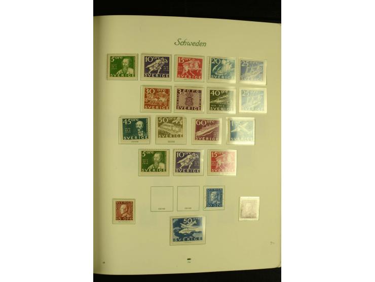 1855/1992, postfrische, ungebrauchte und gestempelte Sammlung mit u.a. Mi.-Nr. 144-58, 159-73 etc.; in 2 Borek-Alben