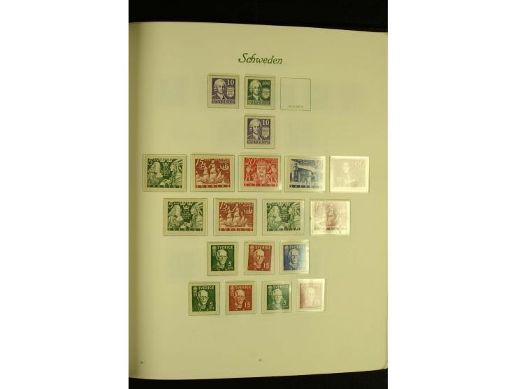 1855/1992, postfrische, ungebrauchte und gestempelte Sammlung mit u.a. Mi.-Nr. 144-58, 159-73 etc.; in 2 Borek-Alben