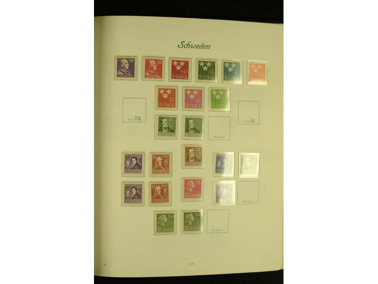 1855/1992, postfrische, ungebrauchte und gestempelte Sammlung mit u.a. Mi.-Nr. 144-58, 159-73 etc.; in 2 Borek-Alben