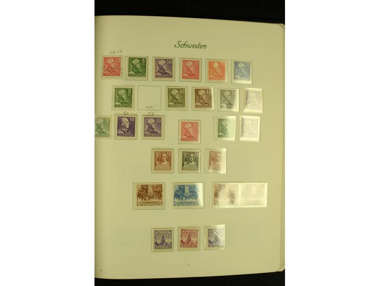 1855/1992, postfrische, ungebrauchte und gestempelte Sammlung mit u.a. Mi.-Nr. 144-58, 159-73 etc.; in 2 Borek-Alben