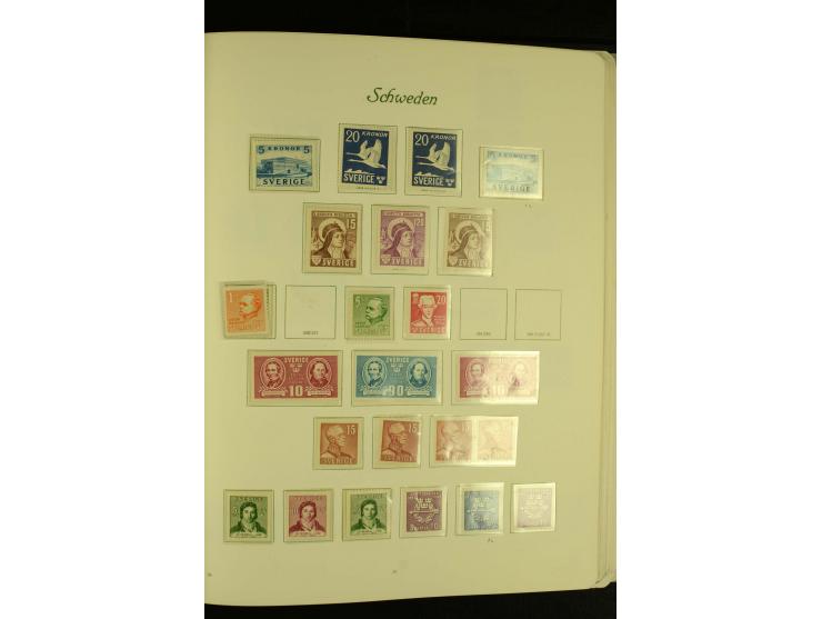 1855/1992, postfrische, ungebrauchte und gestempelte Sammlung mit u.a. Mi.-Nr. 144-58, 159-73 etc.; in 2 Borek-Alben
