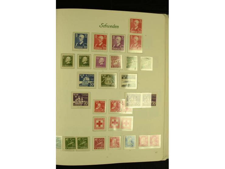 1855/1992, postfrische, ungebrauchte und gestempelte Sammlung mit u.a. Mi.-Nr. 144-58, 159-73 etc.; in 2 Borek-Alben