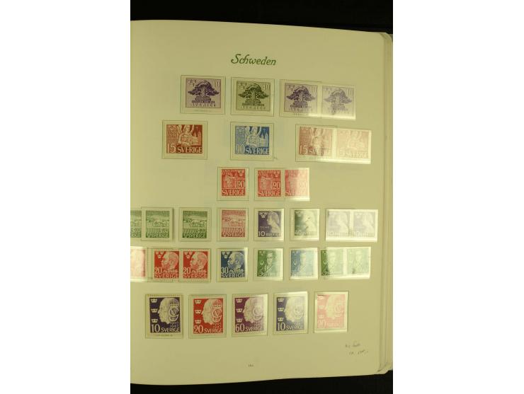 1855/1992, postfrische, ungebrauchte und gestempelte Sammlung mit u.a. Mi.-Nr. 144-58, 159-73 etc.; in 2 Borek-Alben