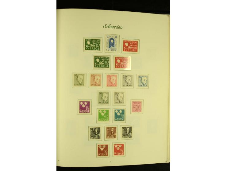 1855/1992, postfrische, ungebrauchte und gestempelte Sammlung mit u.a. Mi.-Nr. 144-58, 159-73 etc.; in 2 Borek-Alben