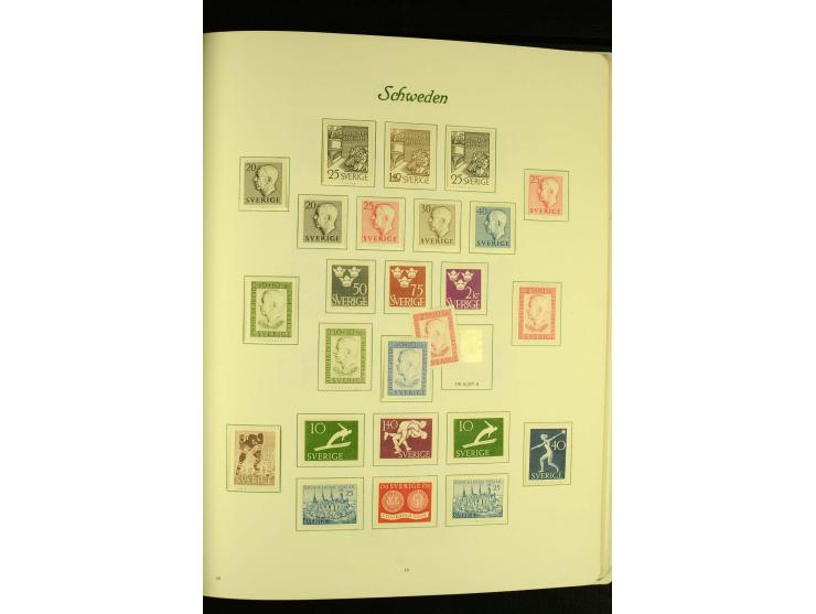 1855/1992, postfrische, ungebrauchte und gestempelte Sammlung mit u.a. Mi.-Nr. 144-58, 159-73 etc.; in 2 Borek-Alben