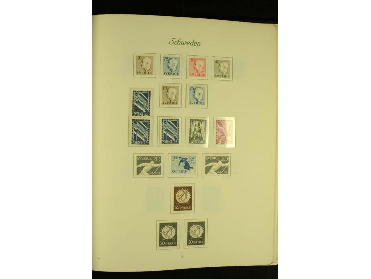 1855/1992, postfrische, ungebrauchte und gestempelte Sammlung mit u.a. Mi.-Nr. 144-58, 159-73 etc.; in 2 Borek-Alben